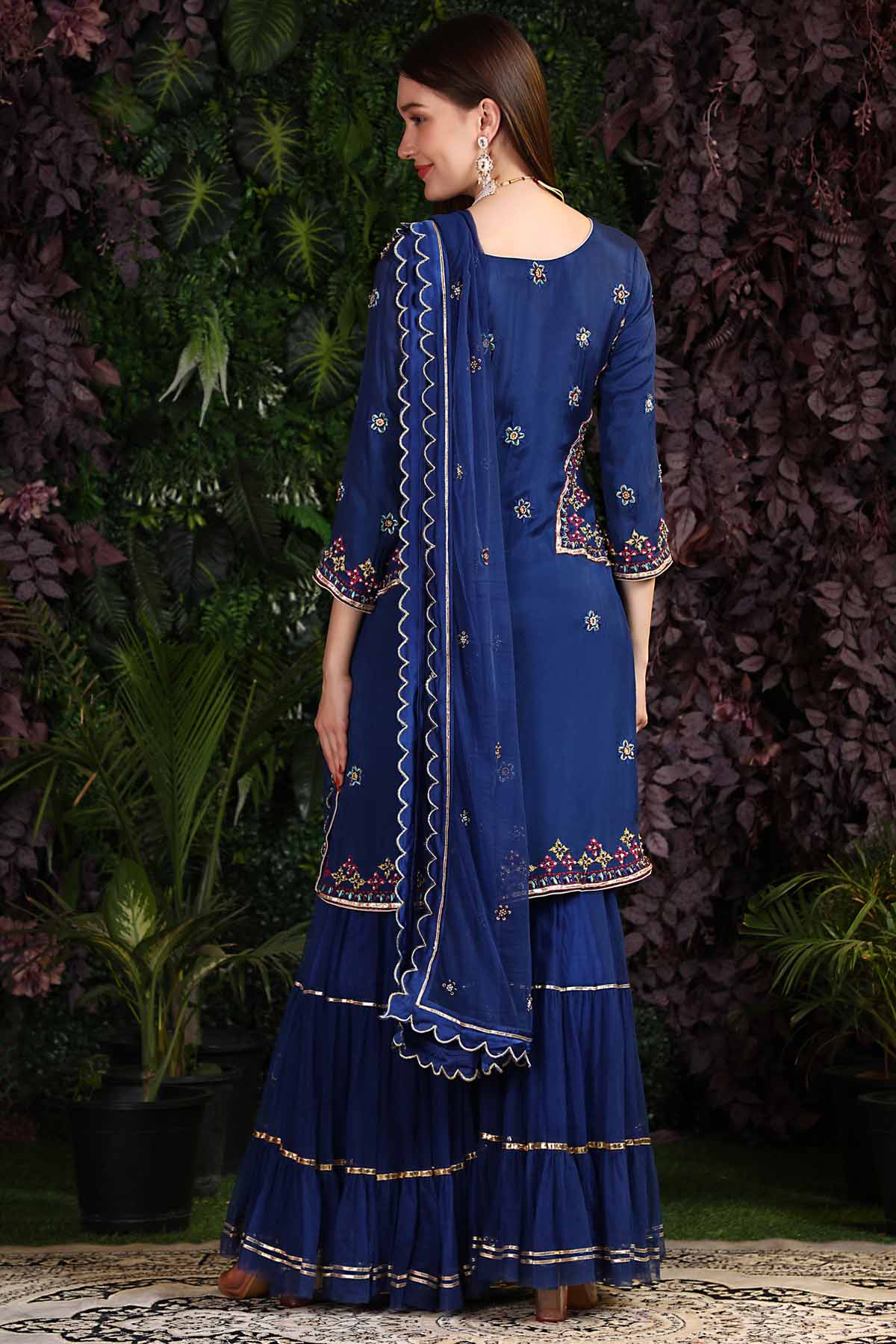 Embellished Kurta & Garara Set