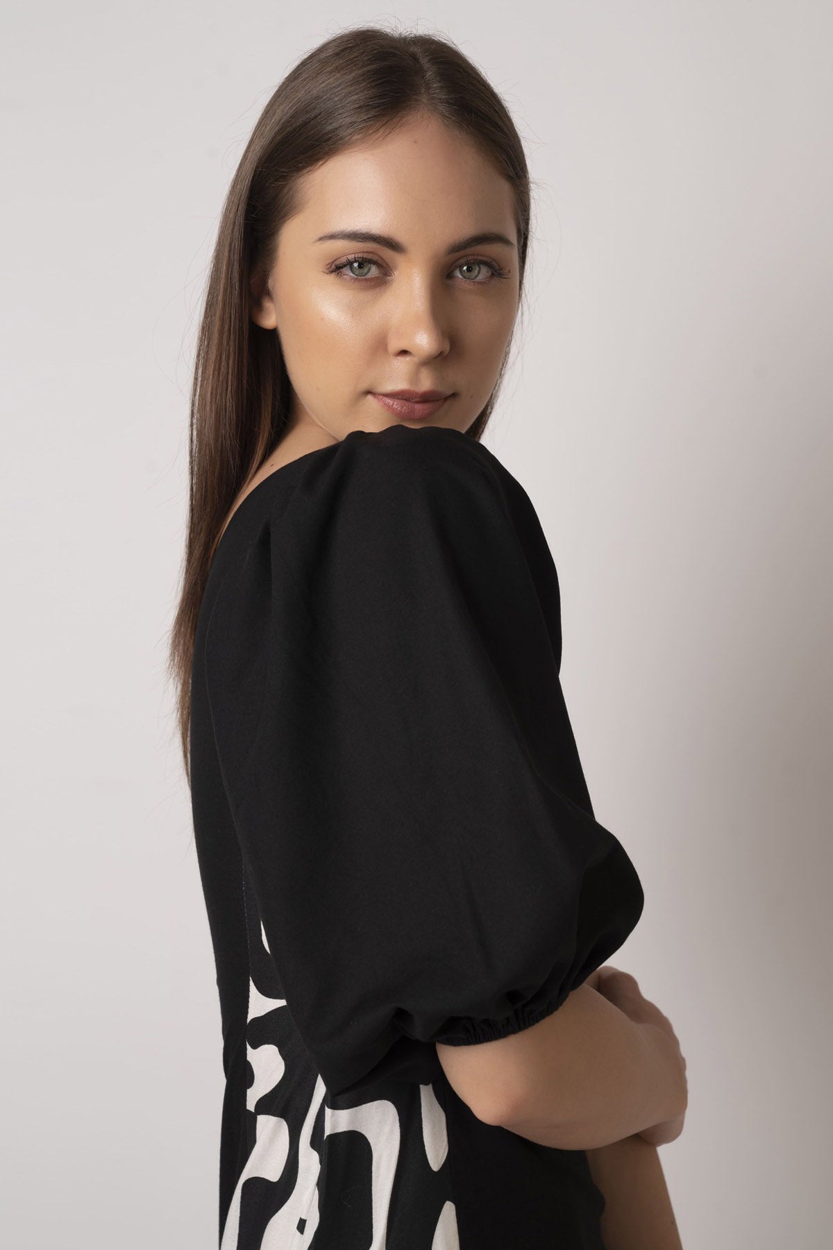 Embellished One Shoulder Dress