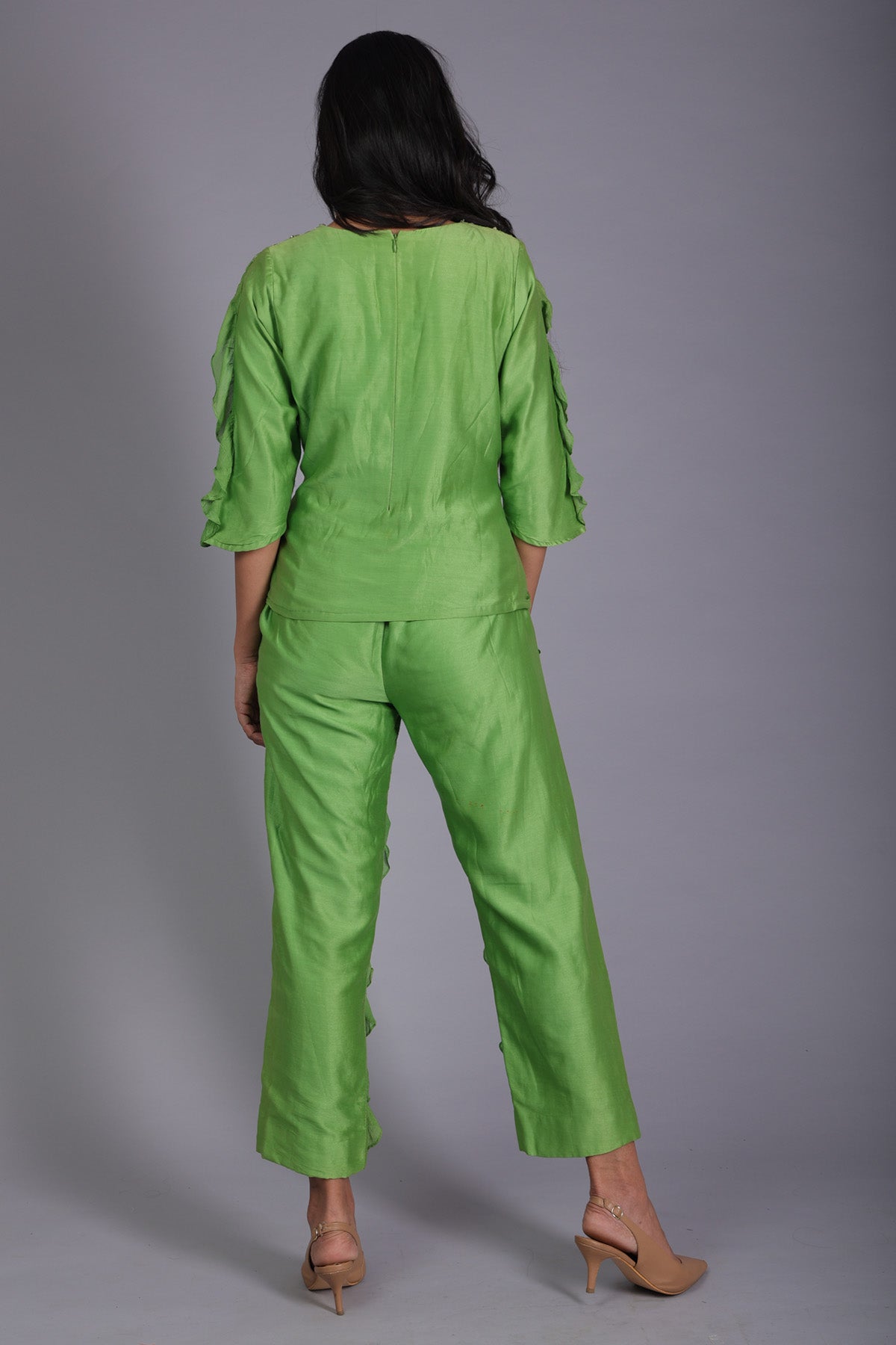 Embellished Chanderi Co-ord Set