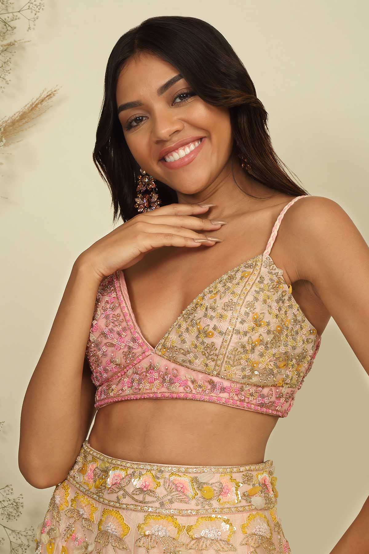 Embroidered Bridal Lehenga Set