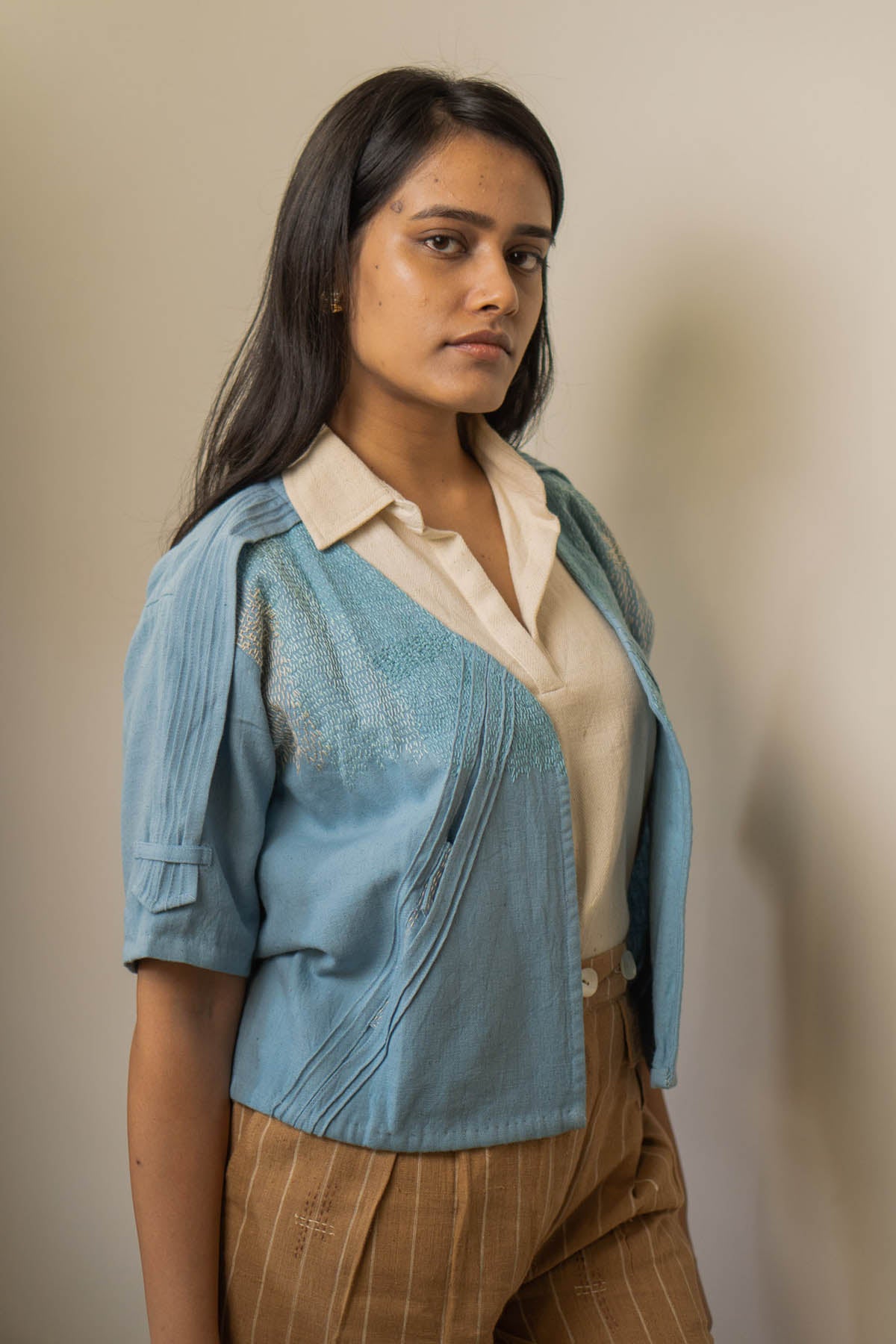 Embroidered Cotton Jacket