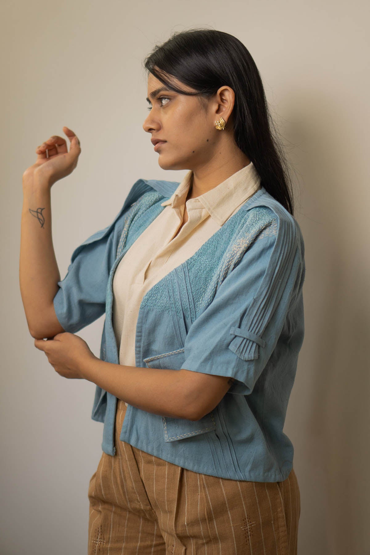 Embroidered Cotton Jacket