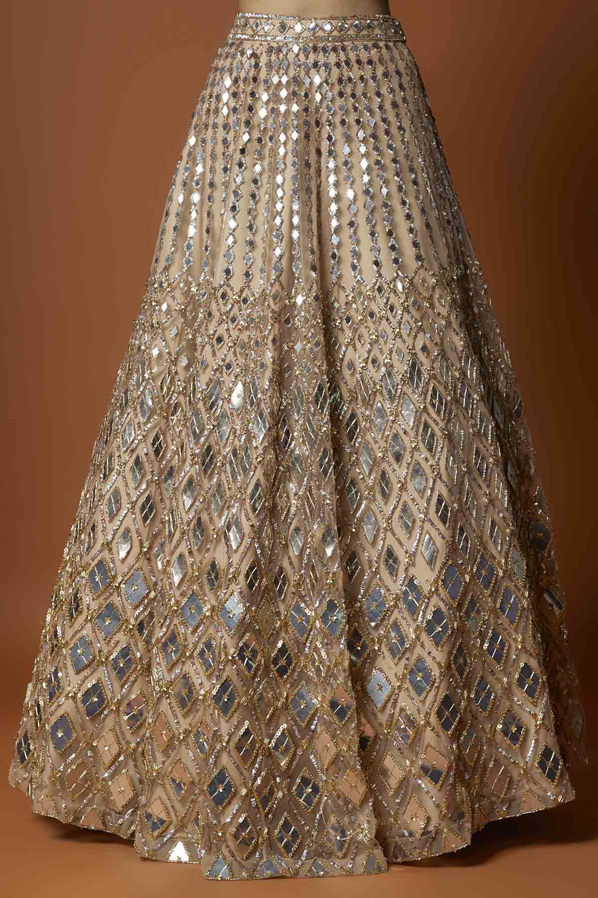 Gold Shimmer Lehenga Set