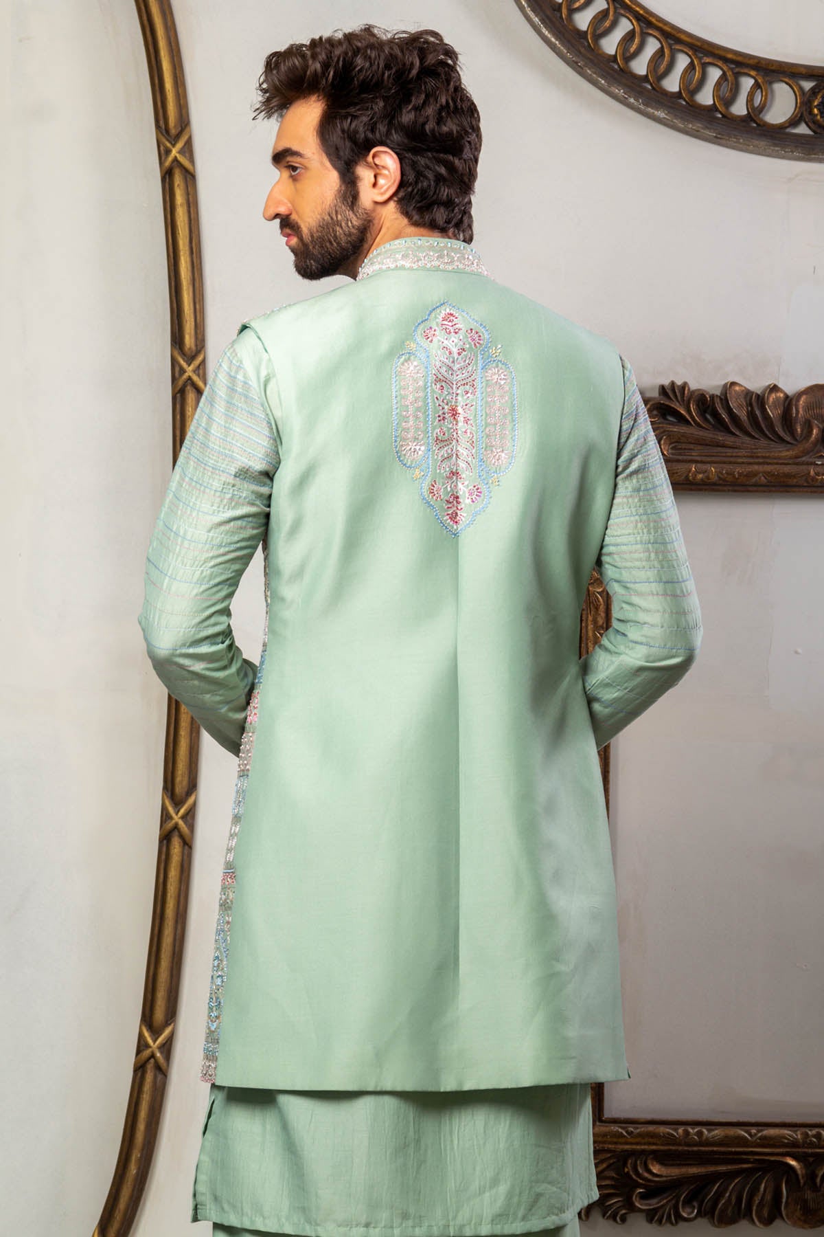Achkan Jacket & Kurta Set