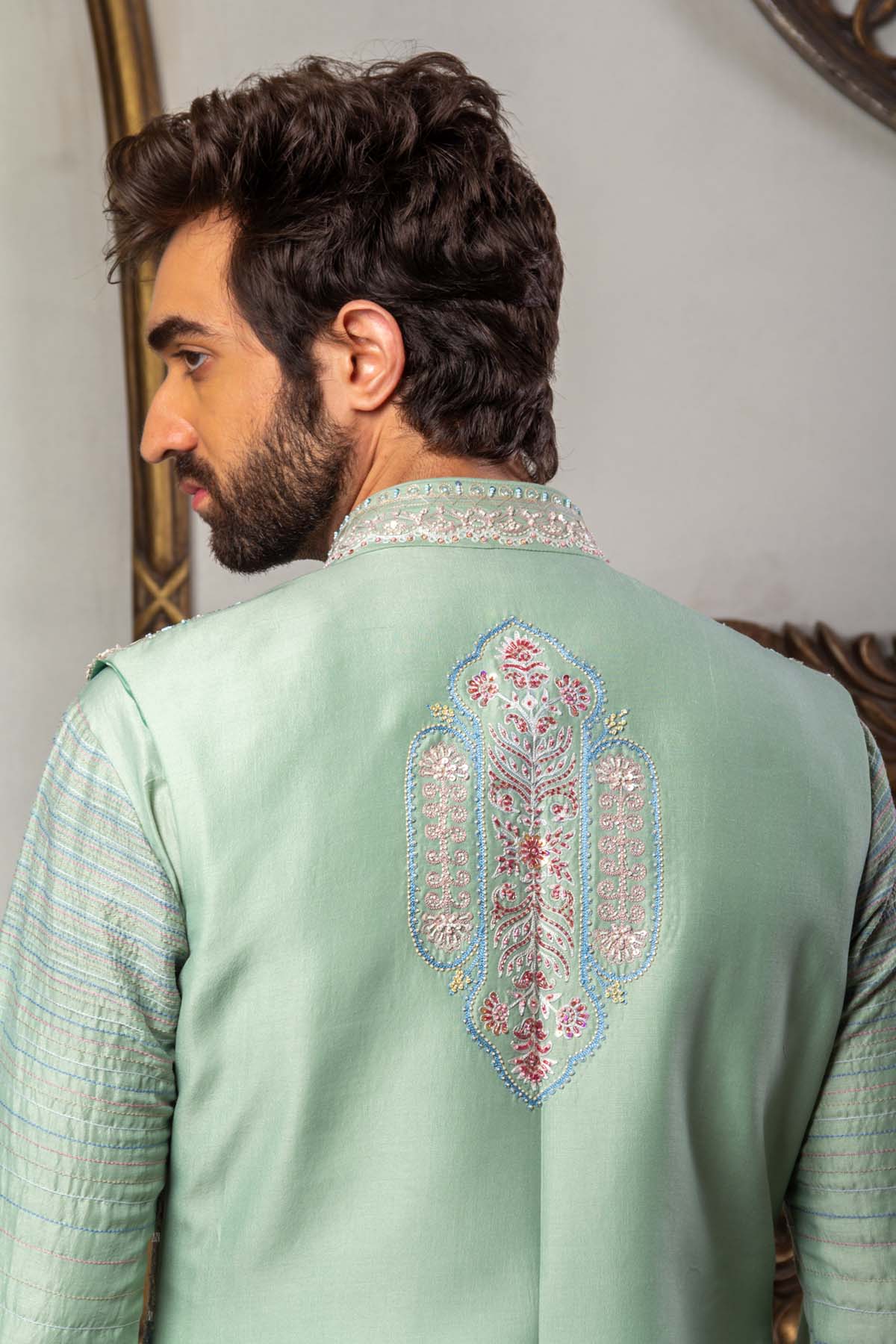 Achkan Jacket & Kurta Set