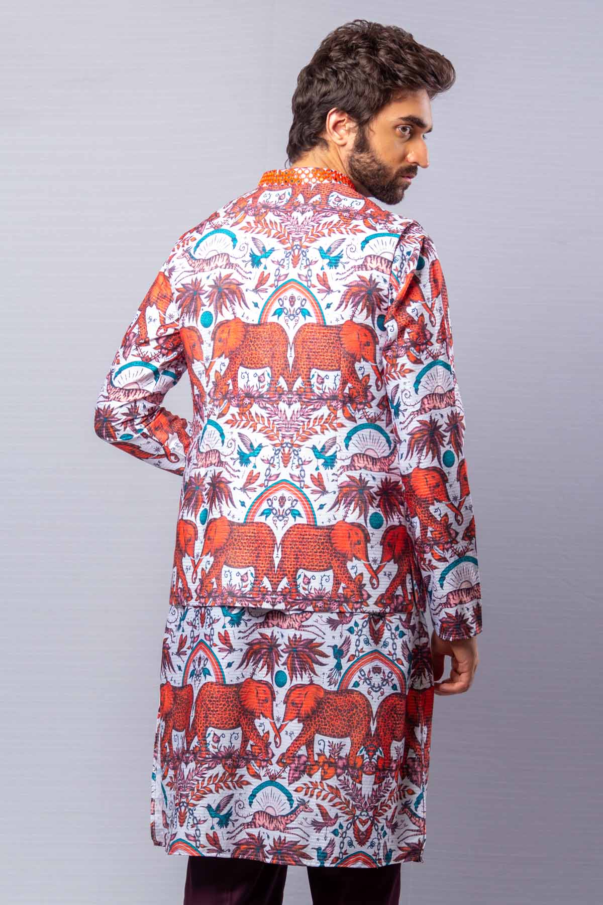 Animal Print Bundi Set