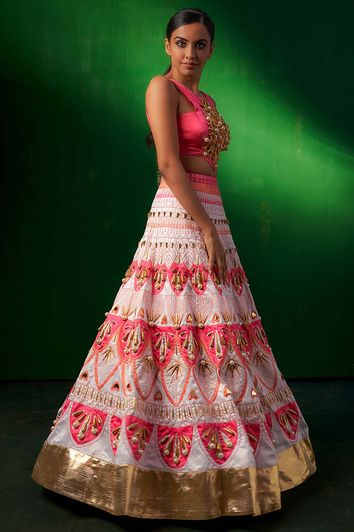 Embroidered Lehenga & Blouse