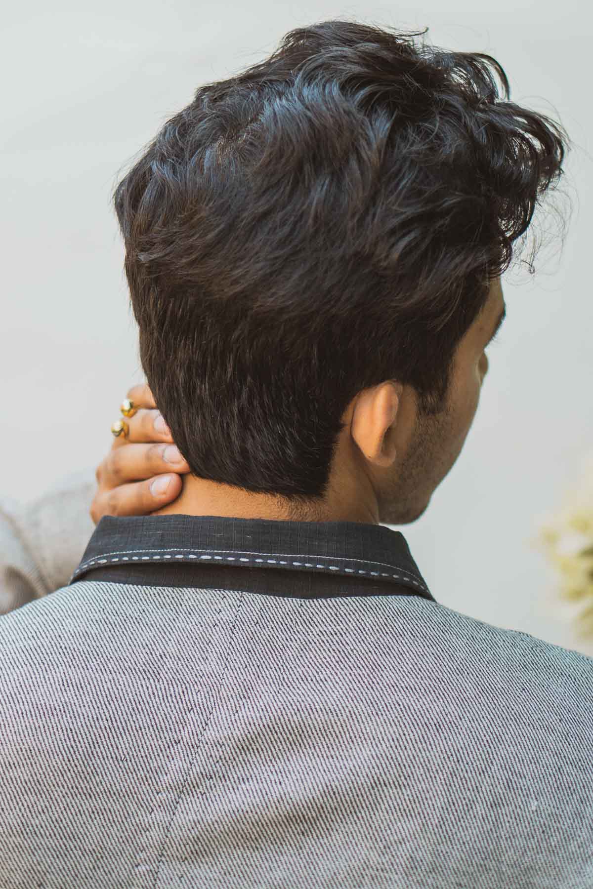 Embroidered Melange Shirt