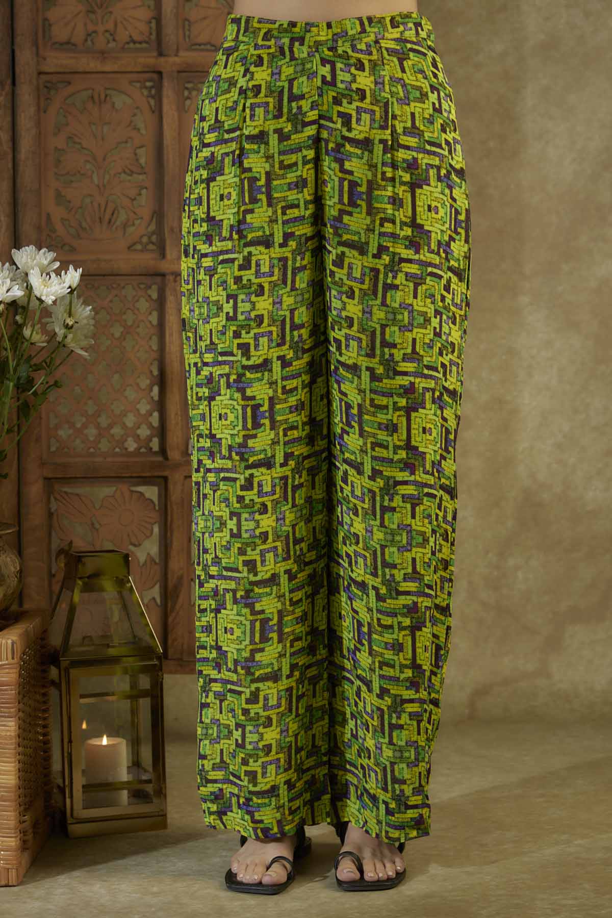 Embroidered Printed Co-ord Set