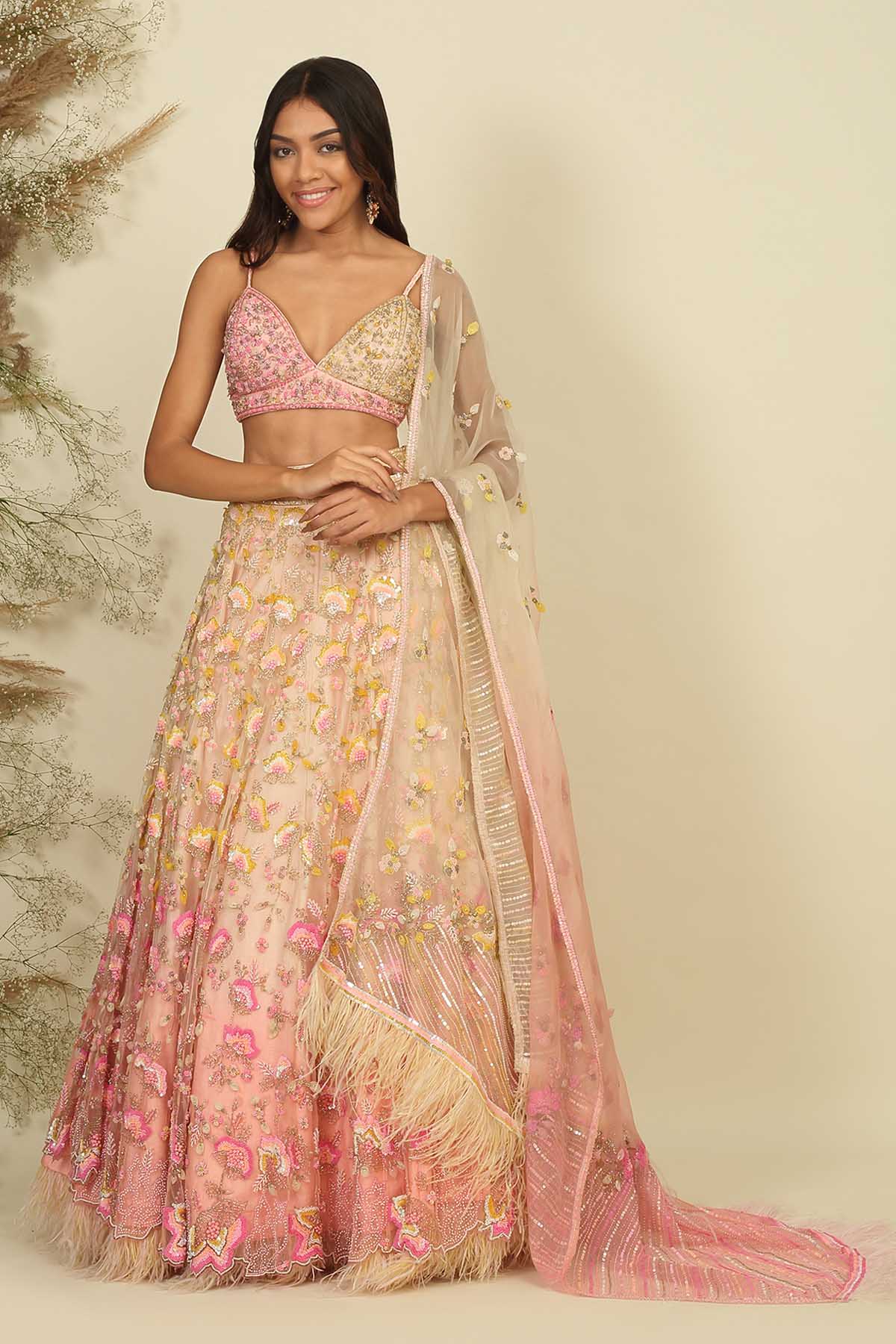 Embroidered Bridal Lehenga Set