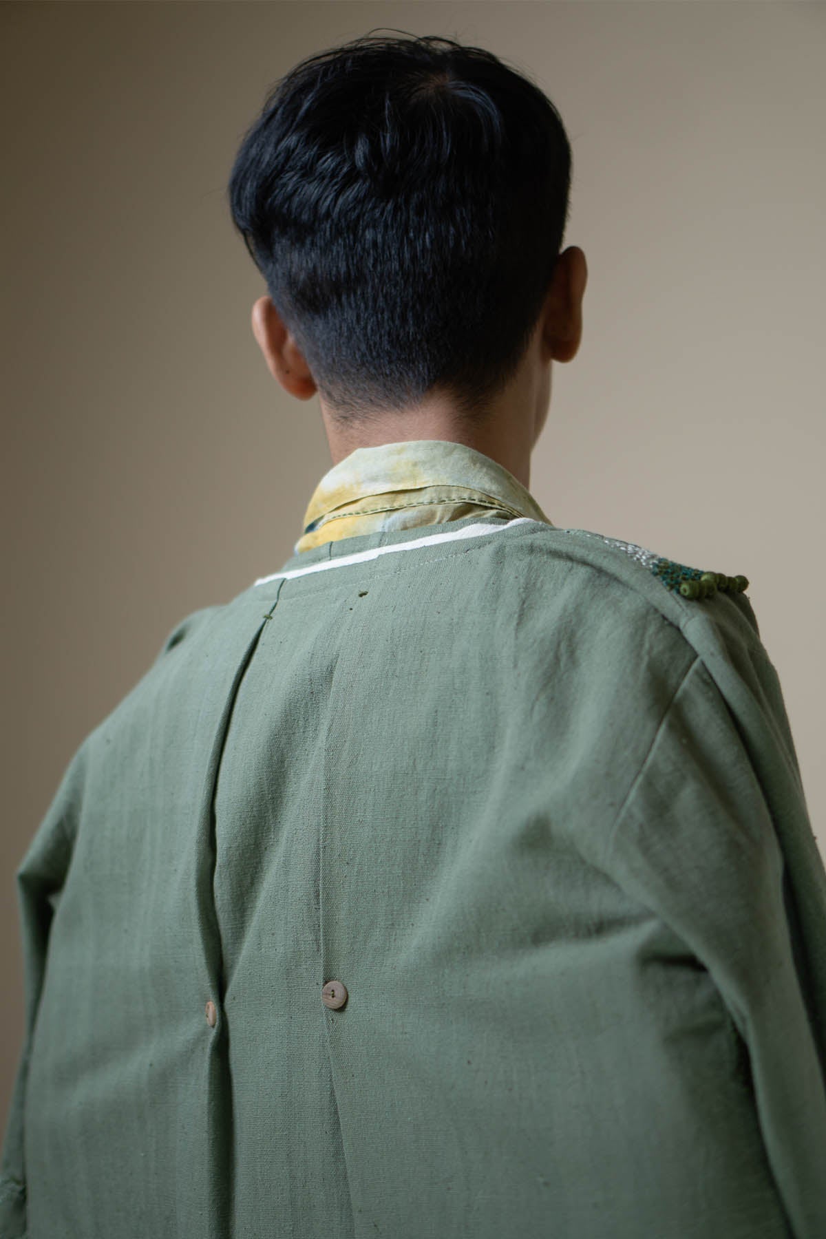 Embroidered Kala Cotton Jacket