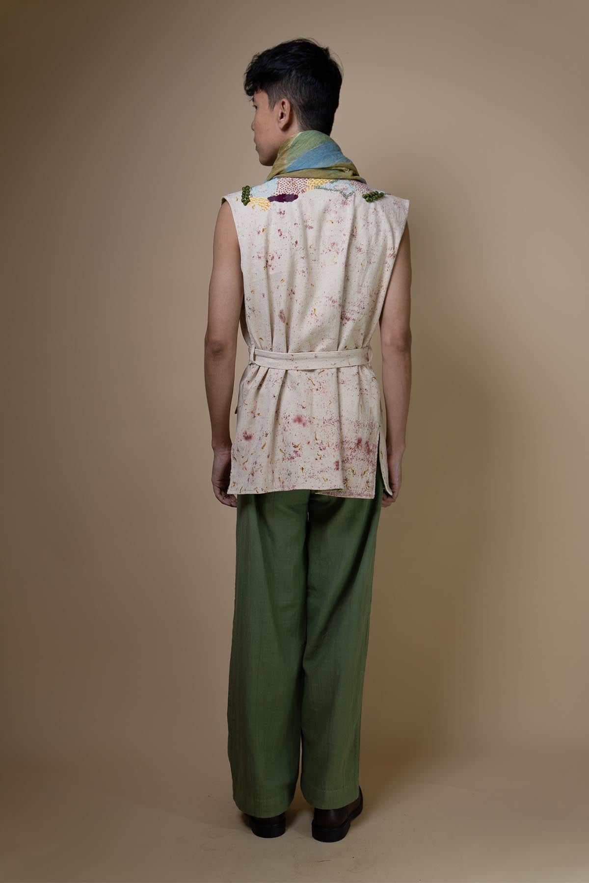 Embroidered Kora Vest Jacket