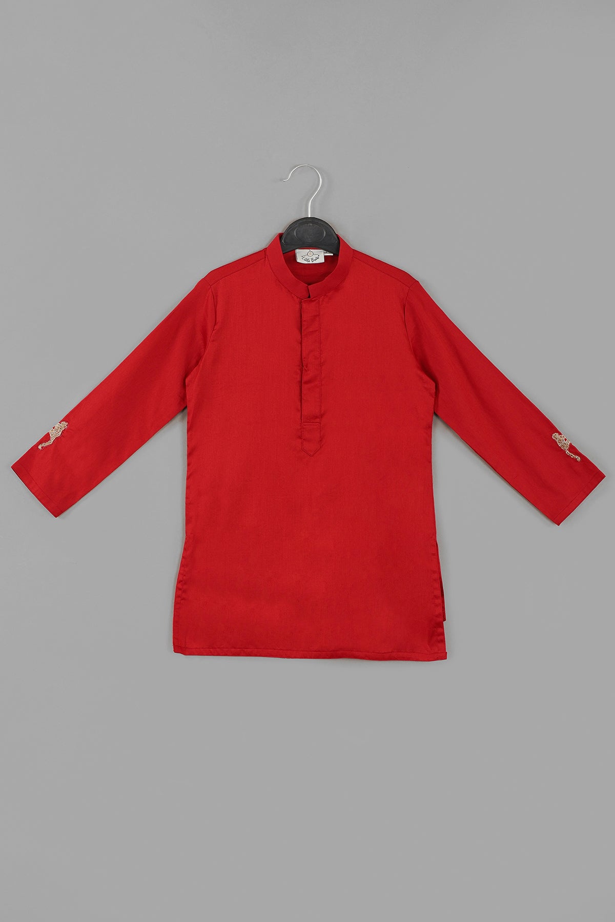 Embroidered Maroon Jacket Set