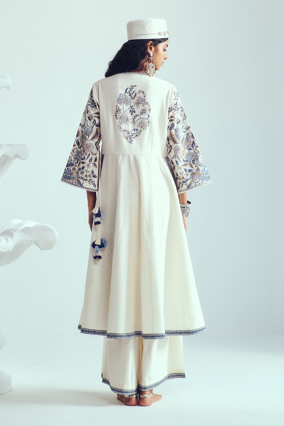 Embroidered Resham Anarkali Set