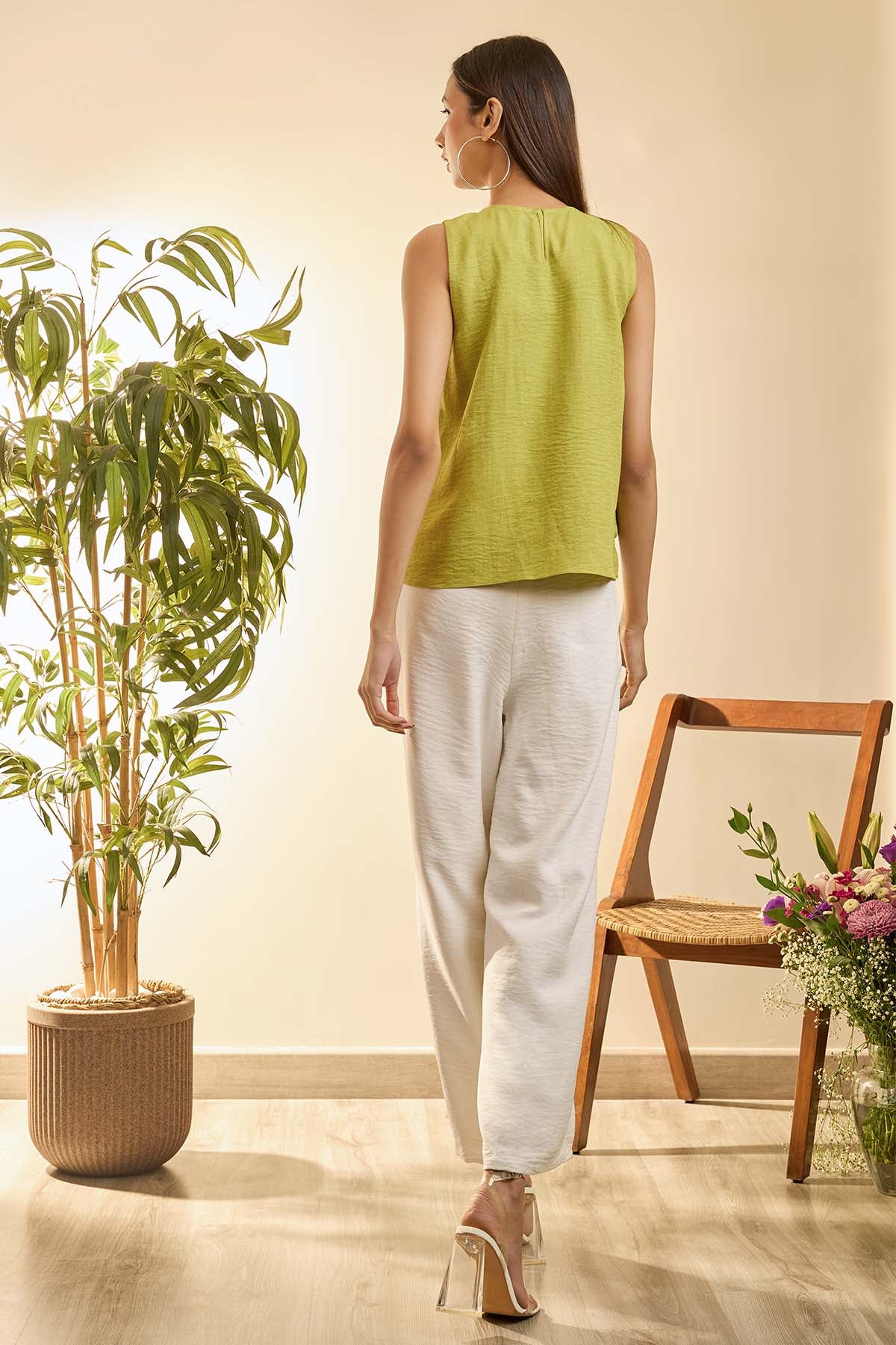 Embroidered Yellow Co-ord Set