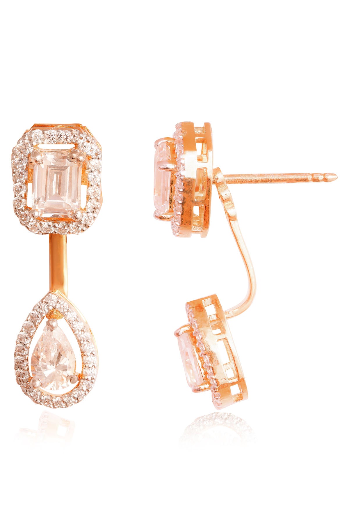 Emerald Detachable Studs