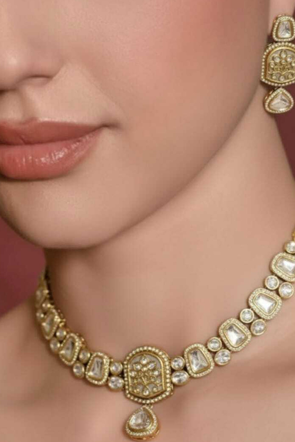 Buy Emerald Bead Drop Jewellery Set for women by Beauty Spot Jewellery online available at scrollnshops