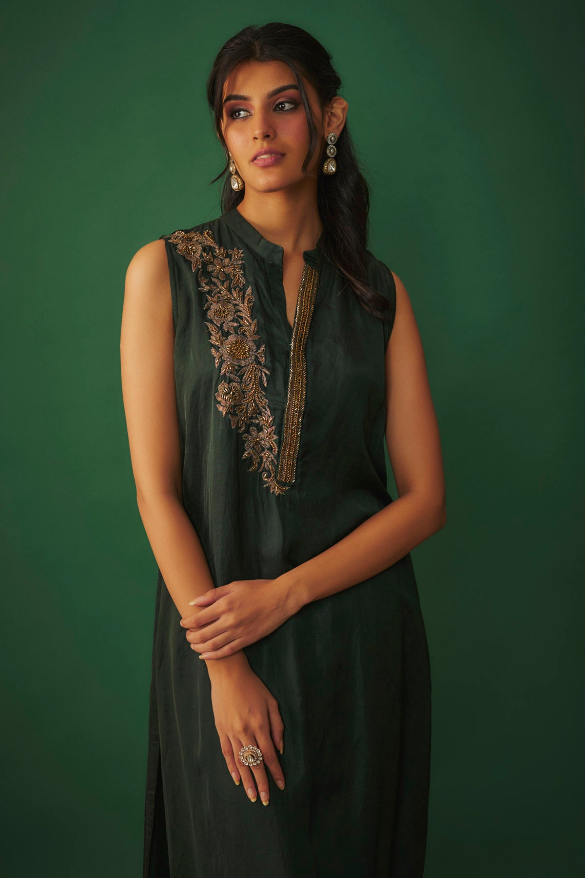 Emerald Green Kurta & Pants