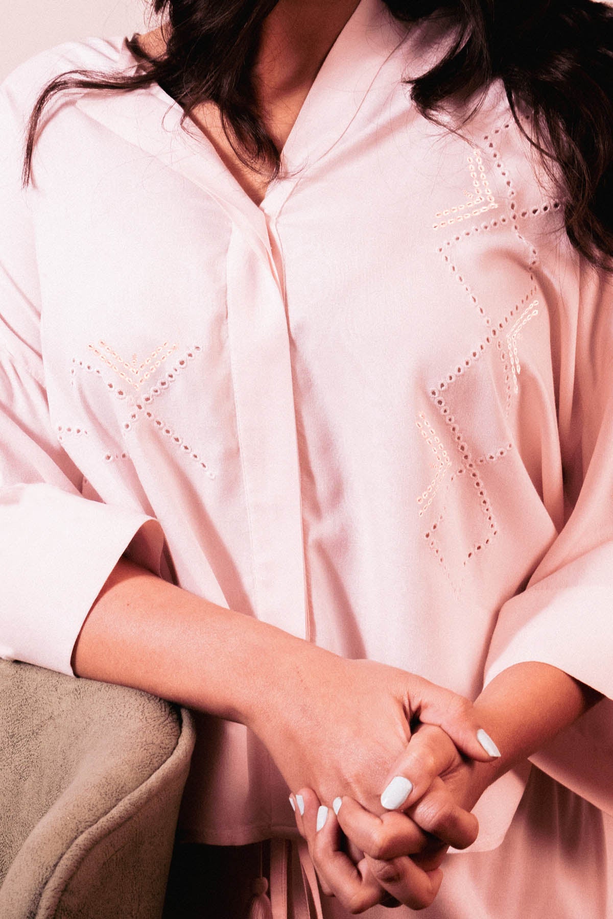 Eyelet Embroidered Top & Pants