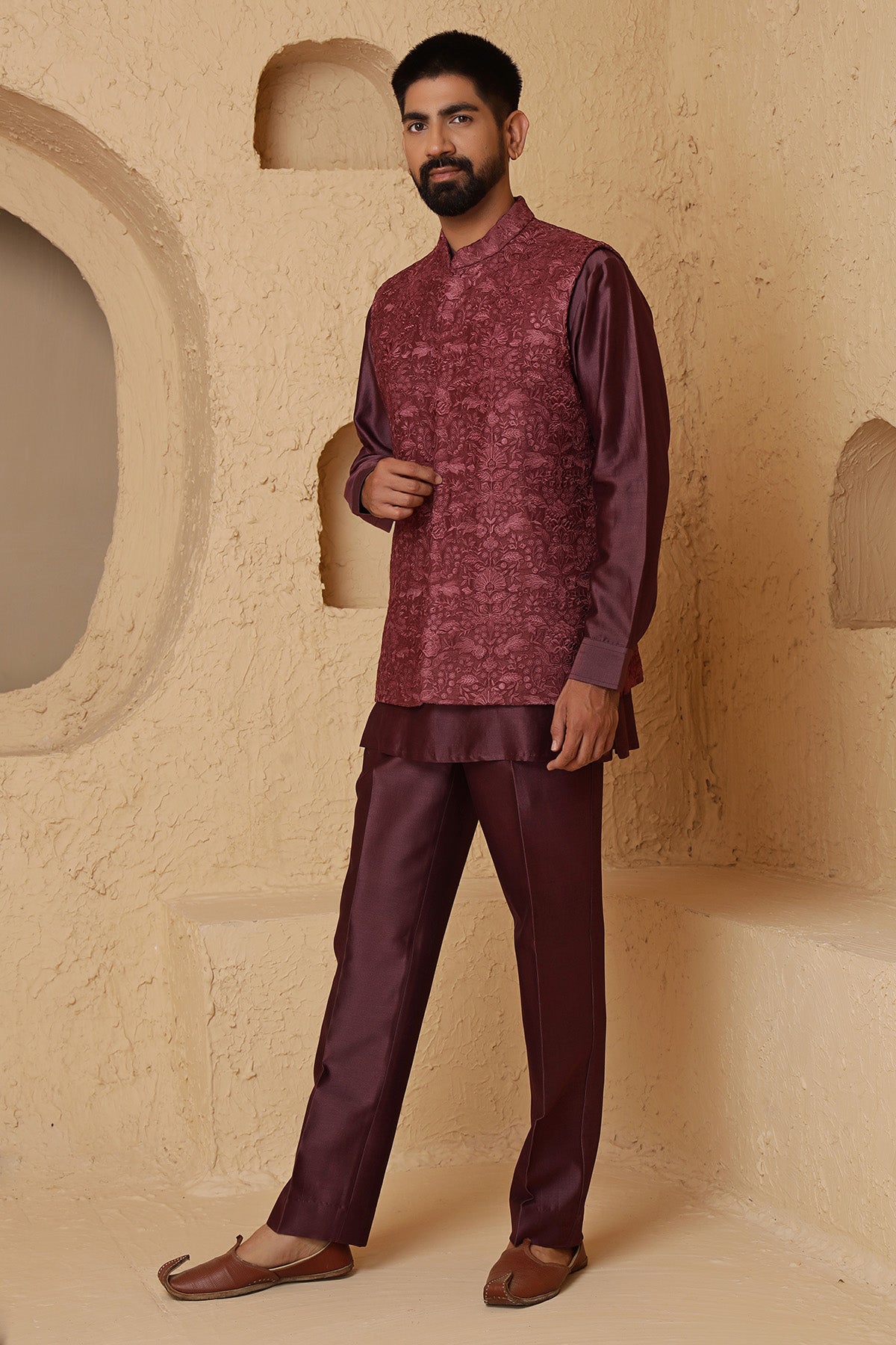 Falsa Monga Silk Kurta & Pants