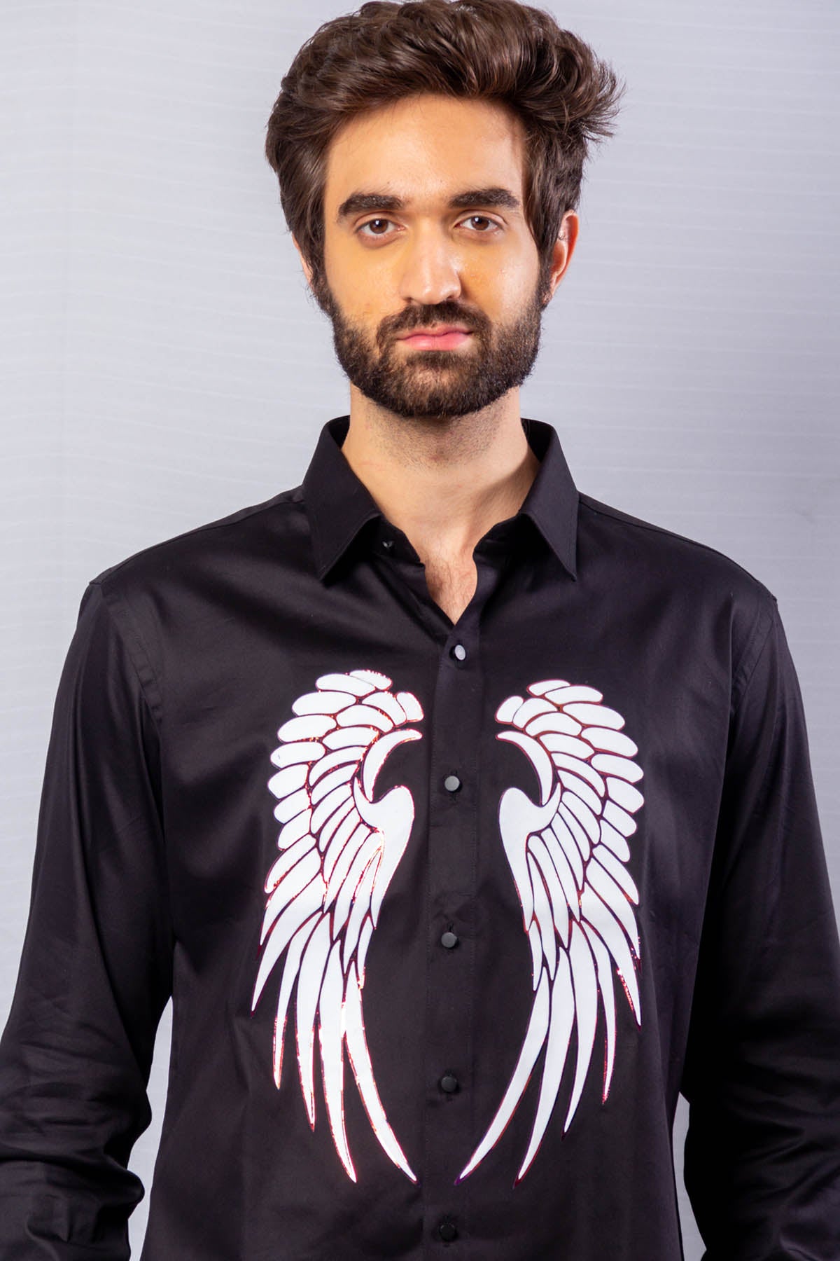 Feathers Painted Shirt