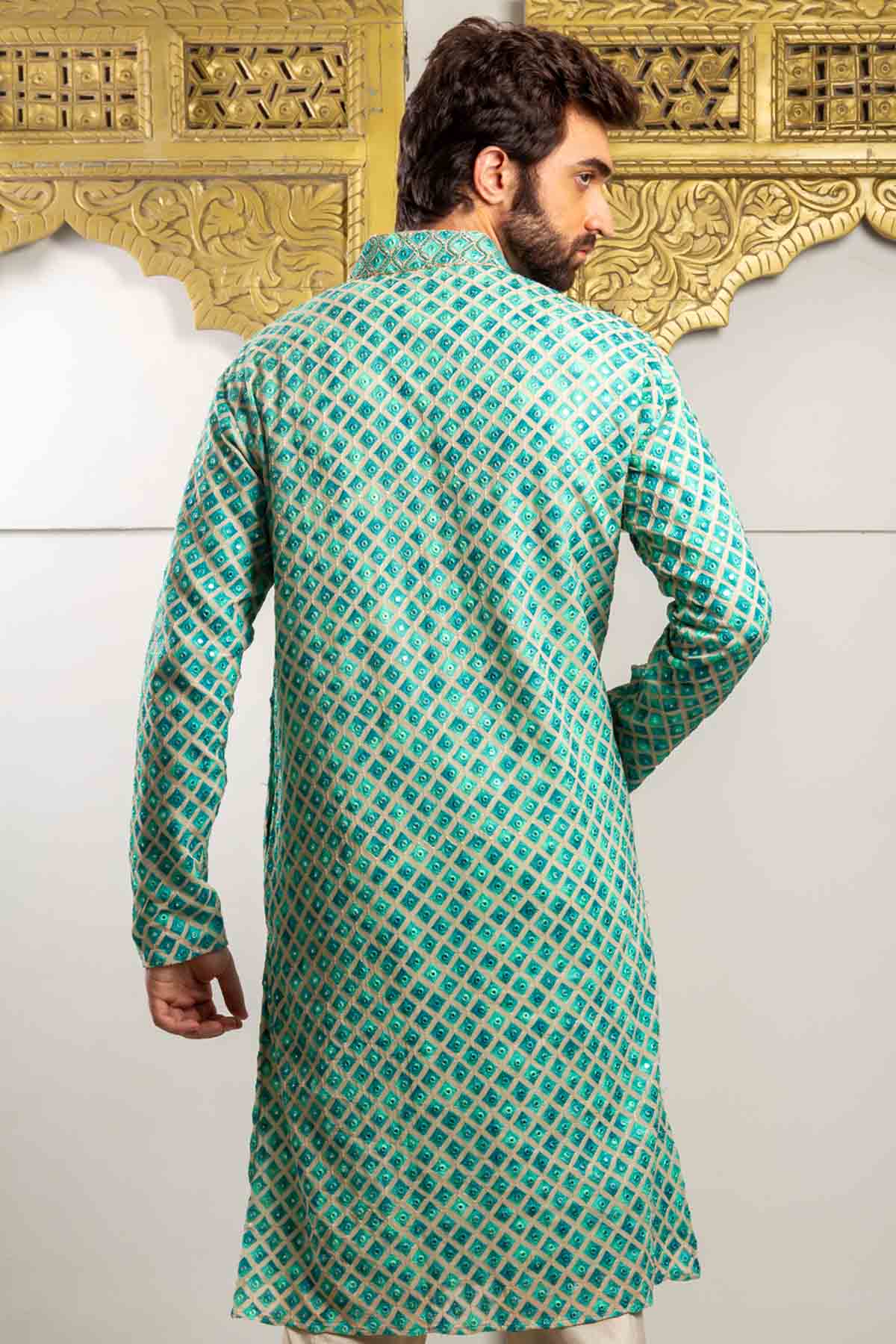 Firoza Embroidered Kurta