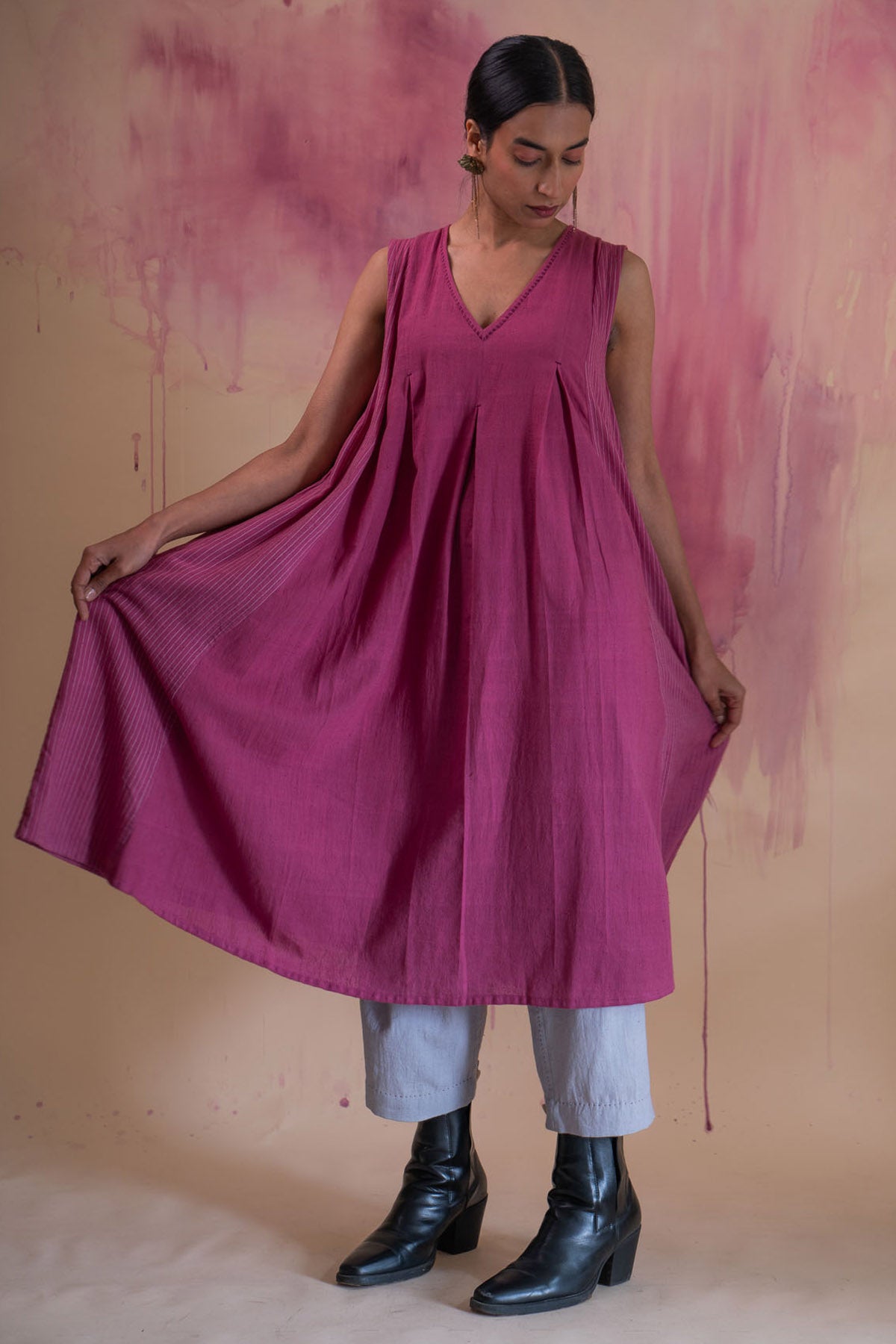 Flared Dress & Cropped Jacket