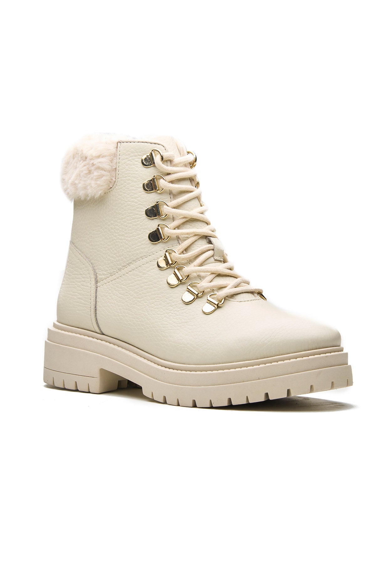 Buy Floater Leather Off-White Boots by Dang Shoes for women online at ScrollnShops