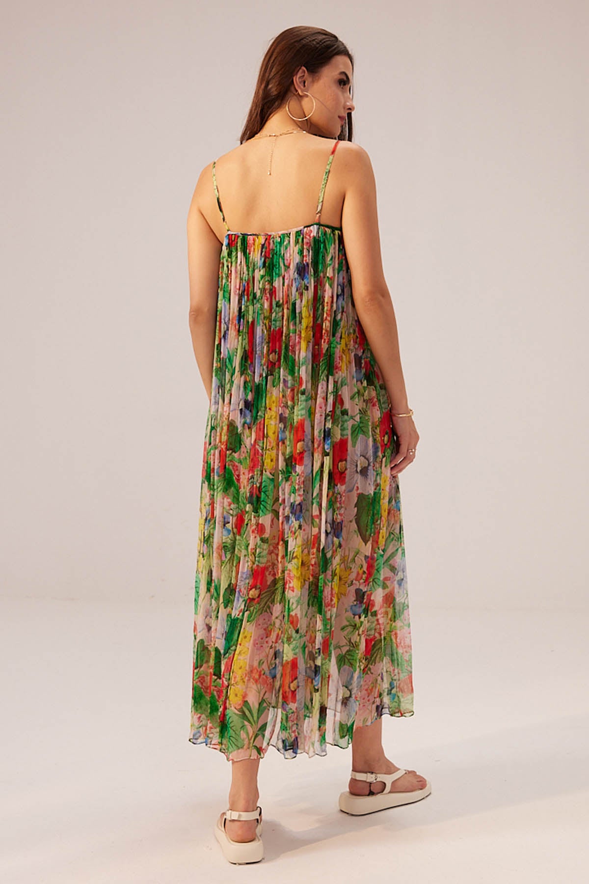 Floral Cami Midi Dress