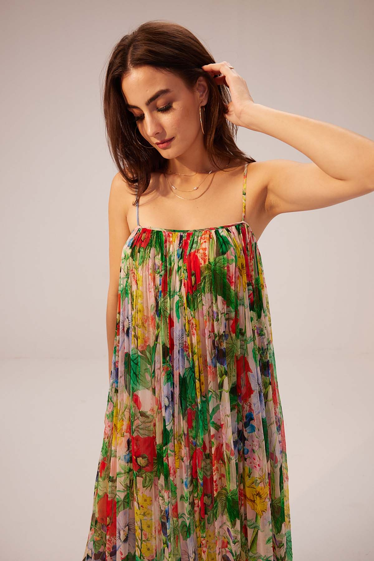 Floral Cami Midi Dress