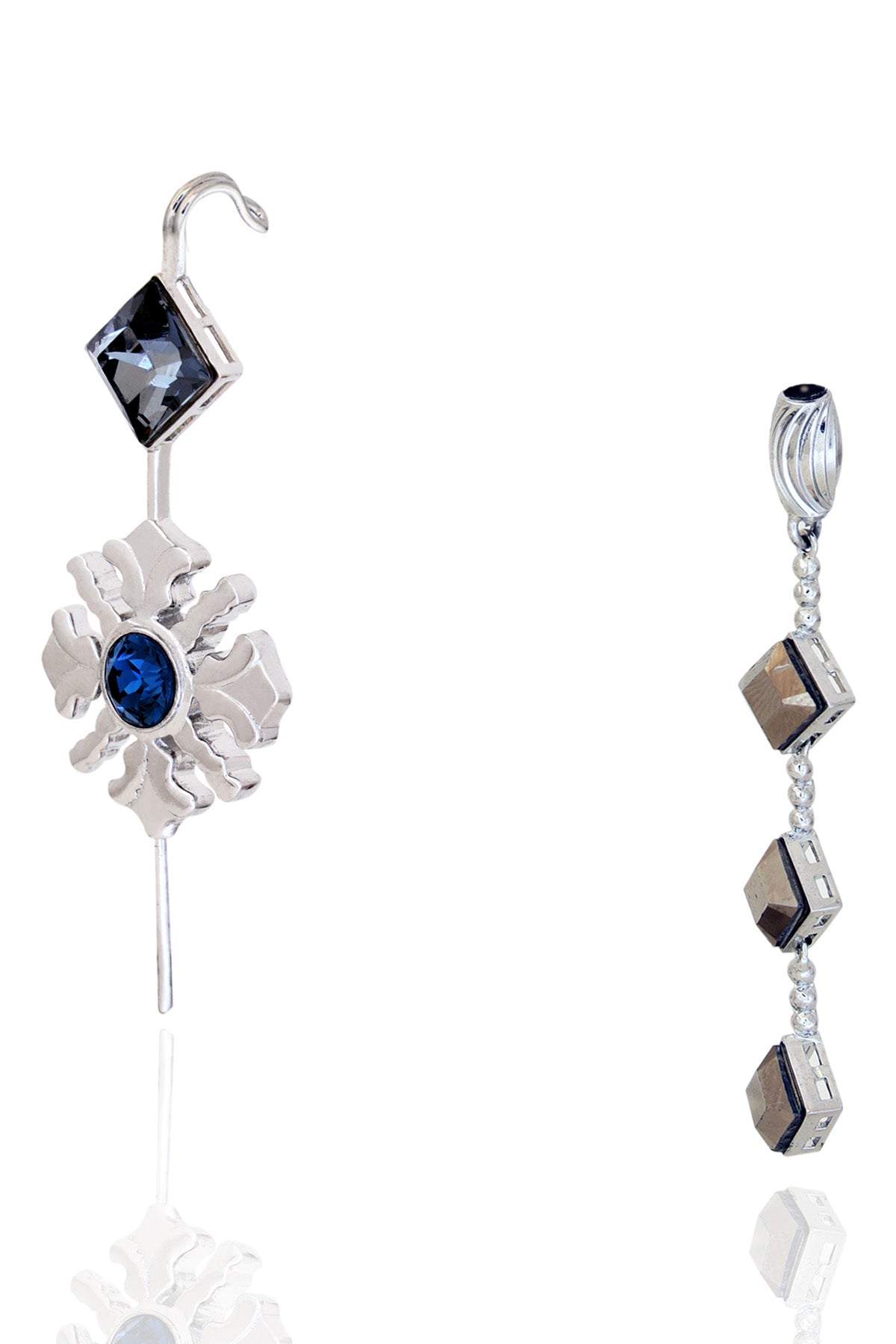 Floral Crystal Danglers
