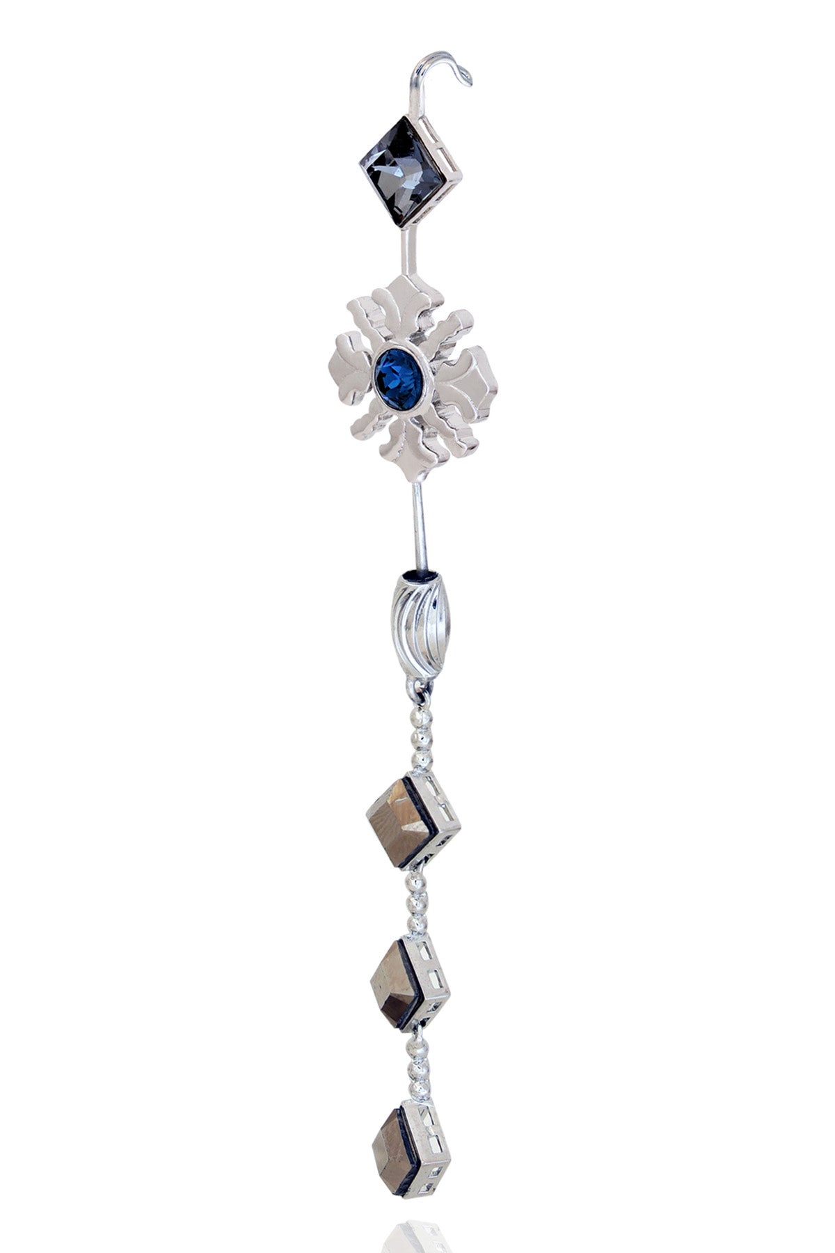 Floral Crystal Danglers