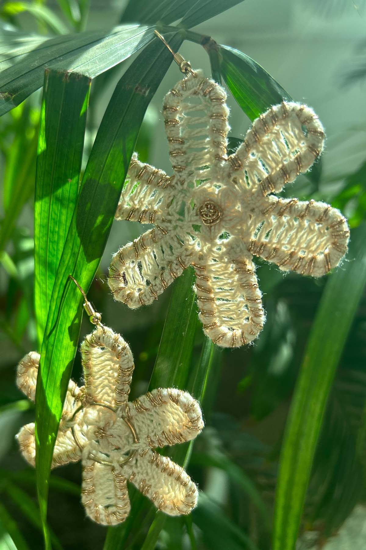 Floral Handcrafted Earrings