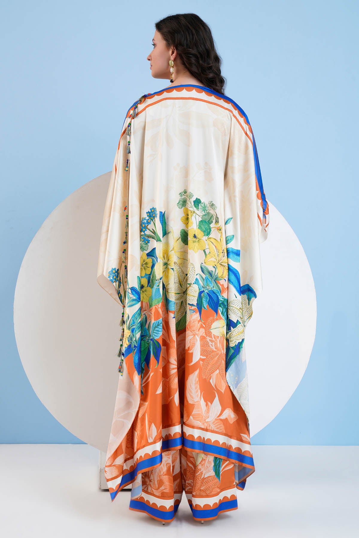 Floral Printed Cape Co-ord Set