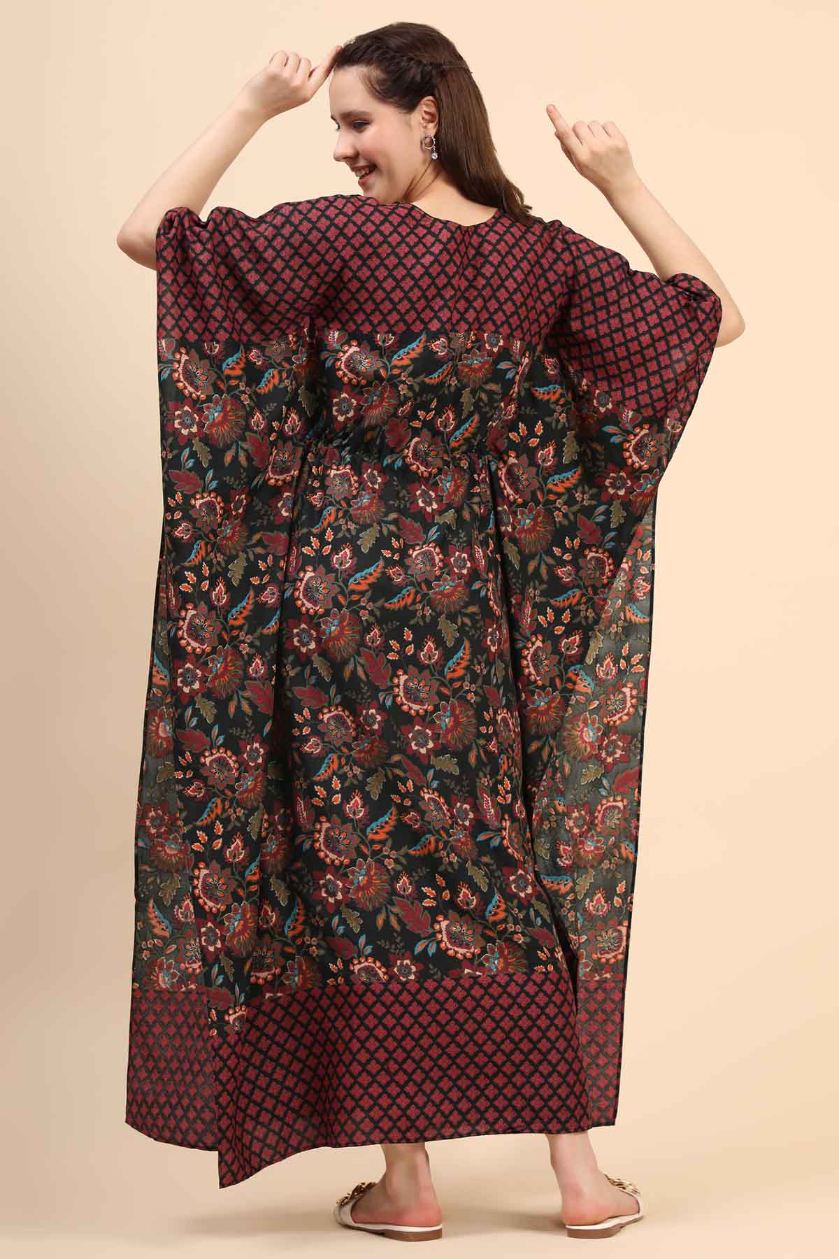 Floral Rayon Kaftan