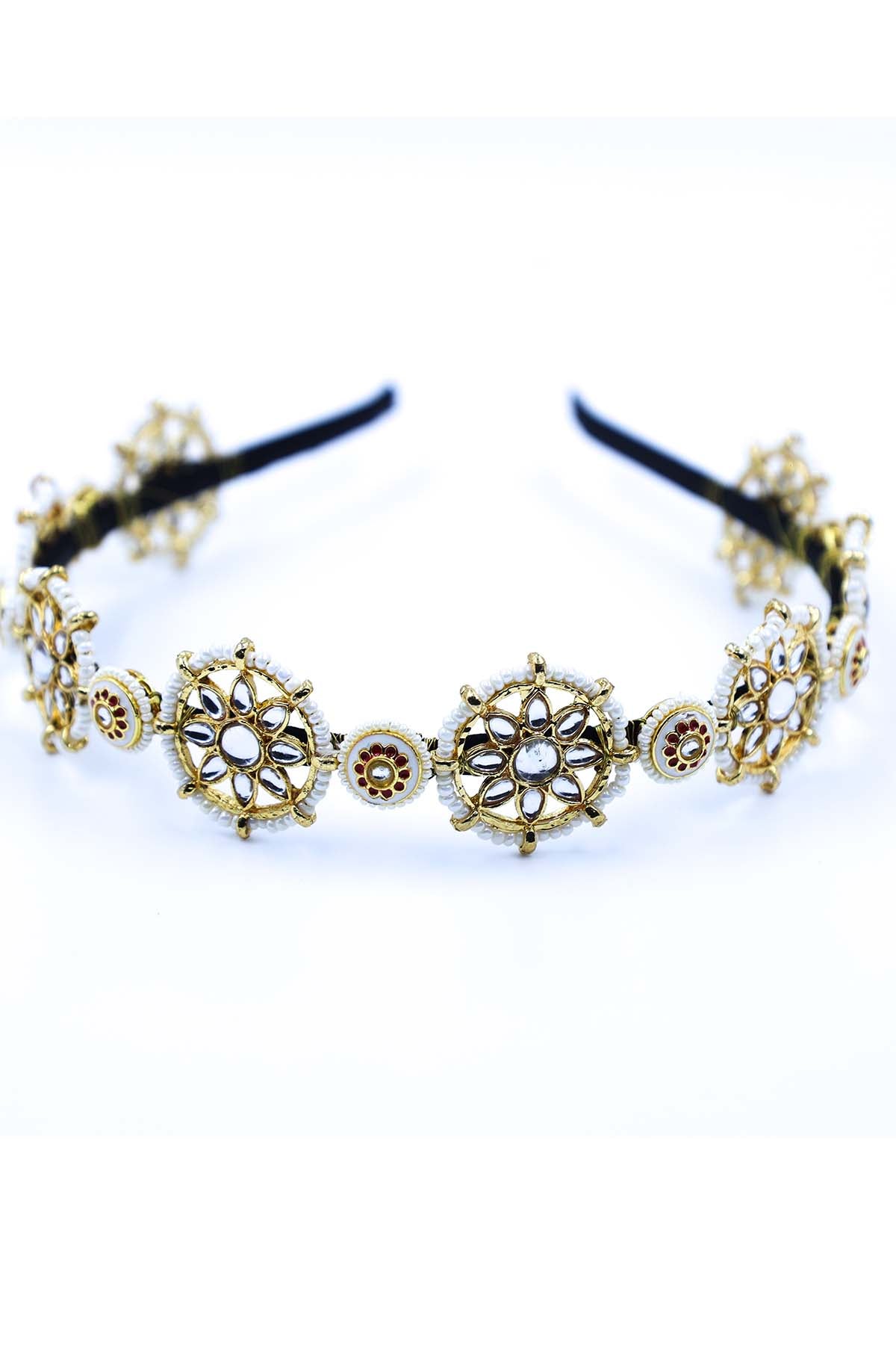 Floral Bead Embellished Hairband
