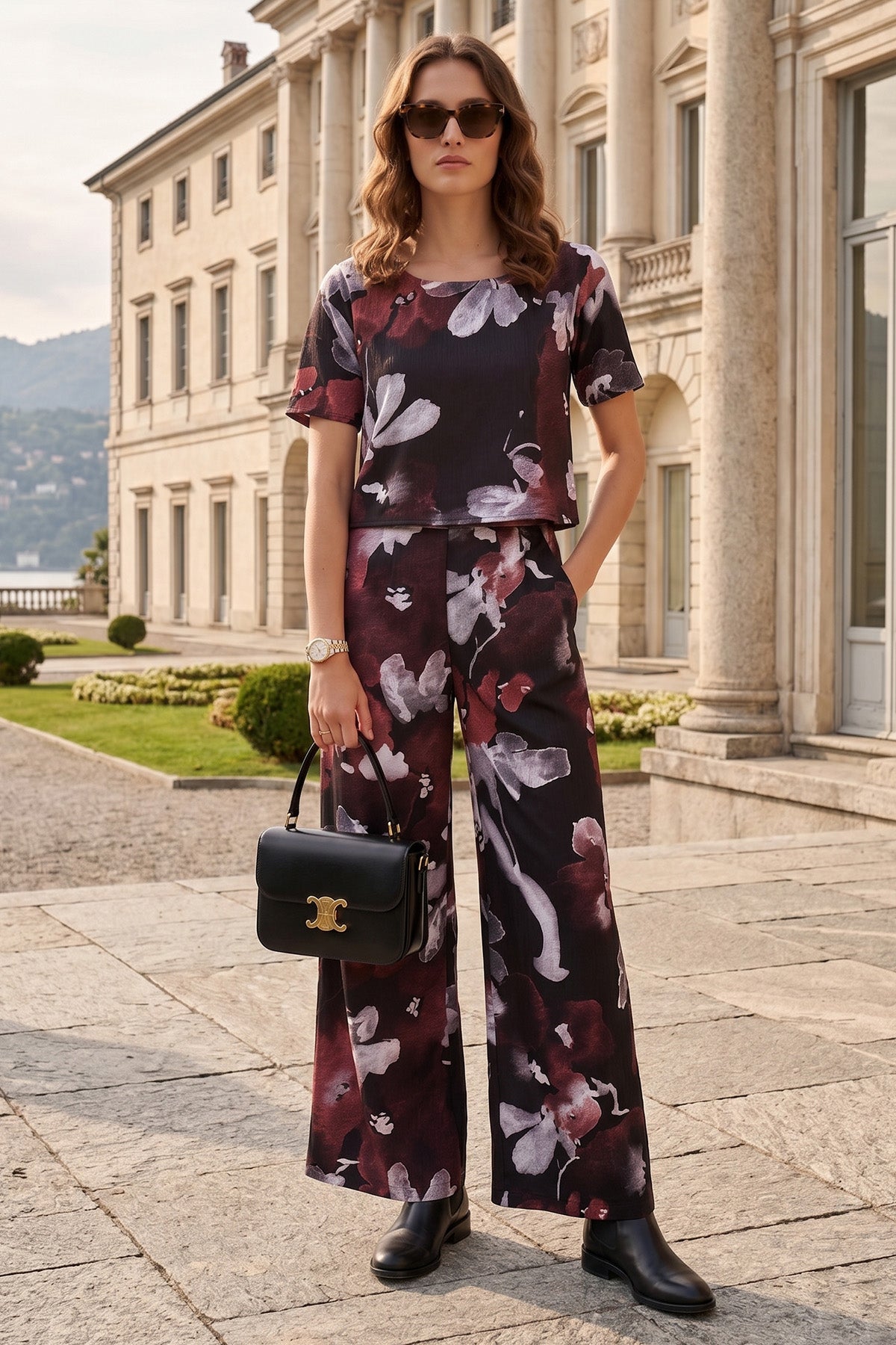 Floral Blooming Printed Pants