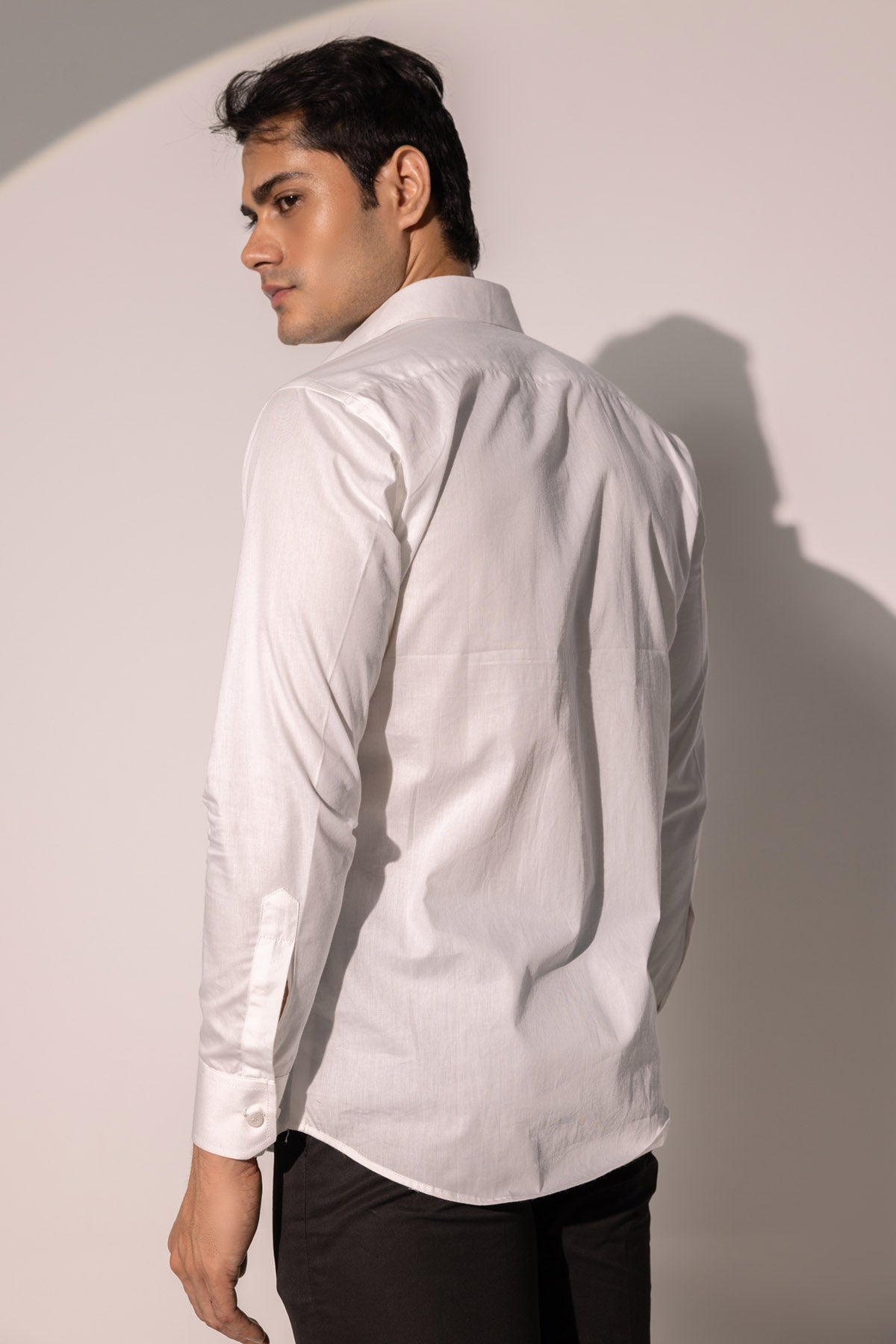 Flower Handpainted White Shirt