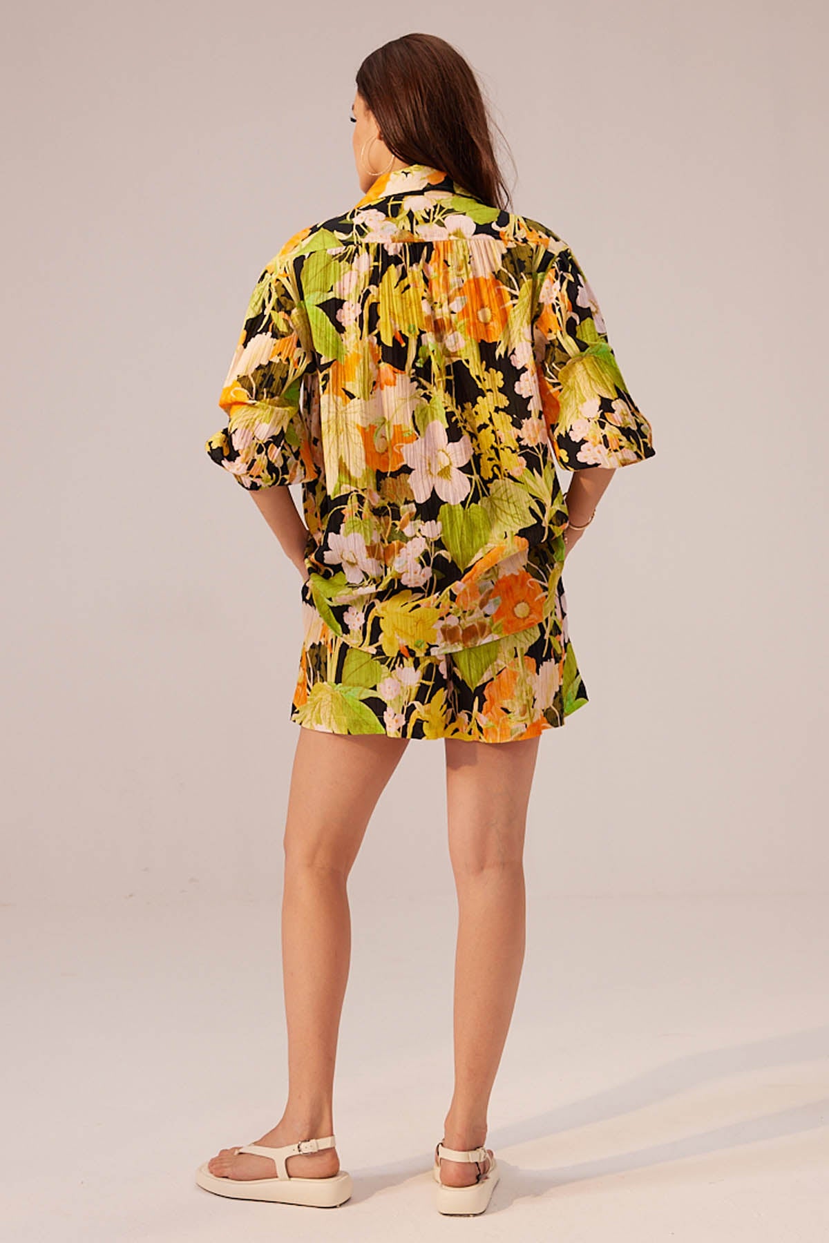 Loose Fit Shorts Co-ord Set