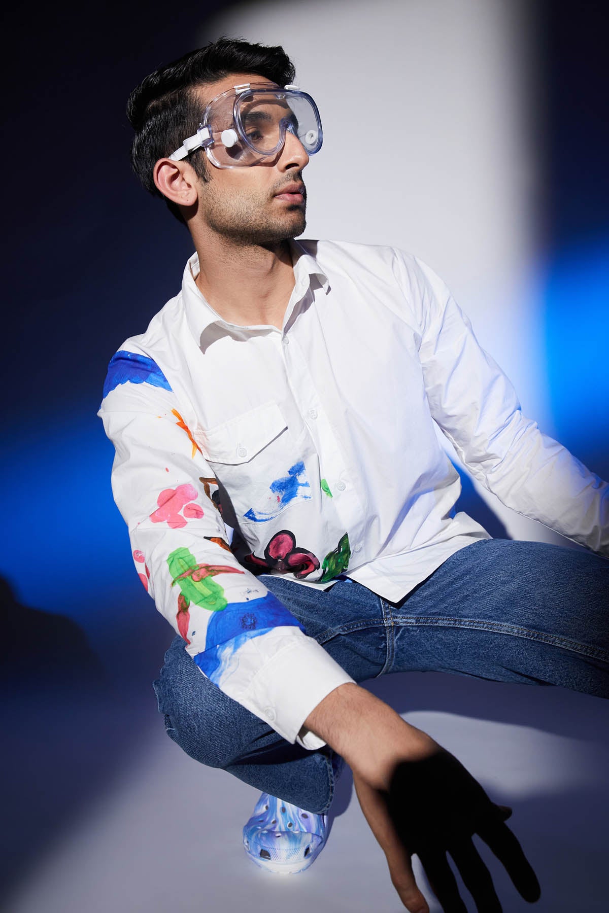 Flower World Print Shirt