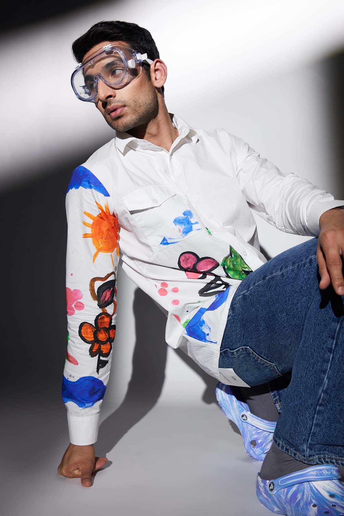 Flower World Print Shirt