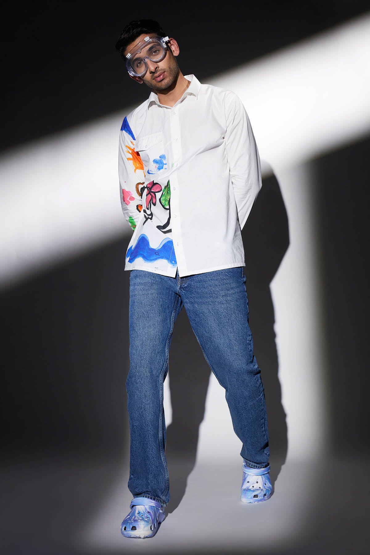 Flower World Print Shirt