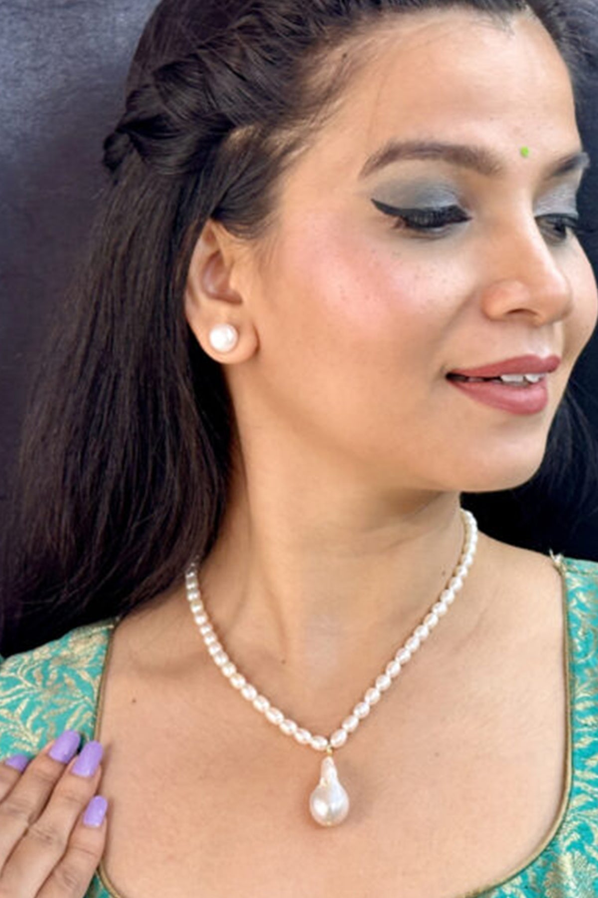 Buy Freshwater Pearl Jewellery Set for women by J Pearls online available at scrollnshops