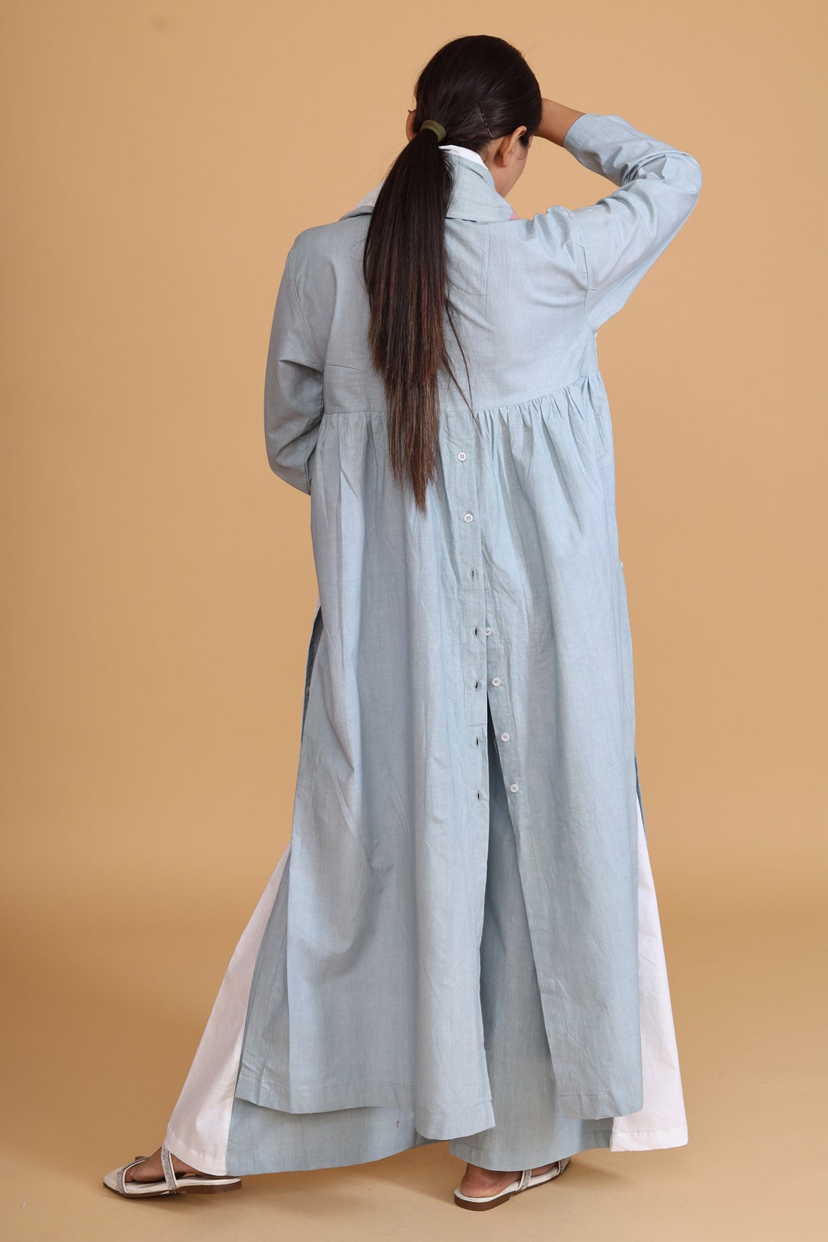 Front Patch Buttoned Tunic