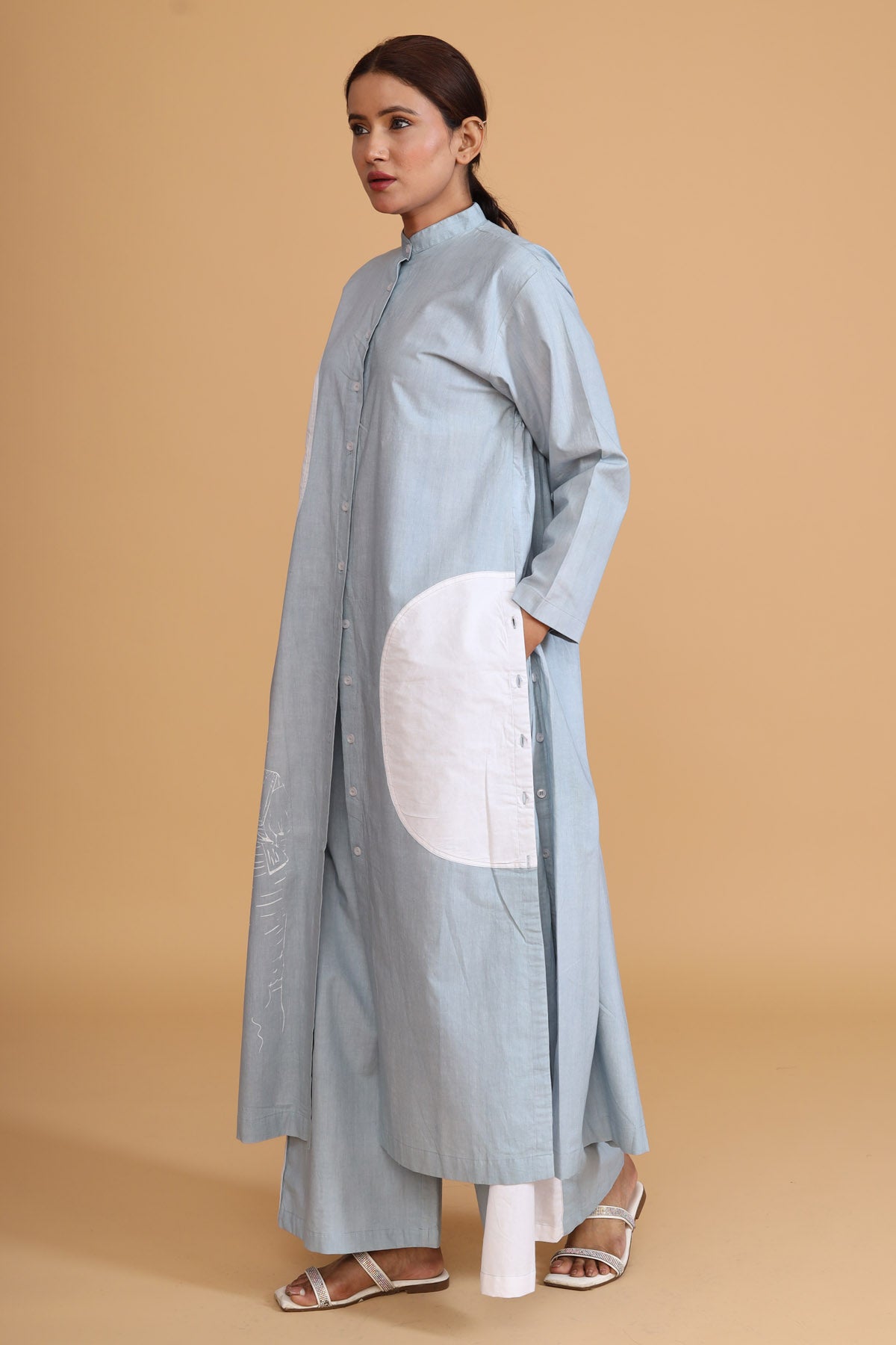 Front Patch Tunic Co-ord Set