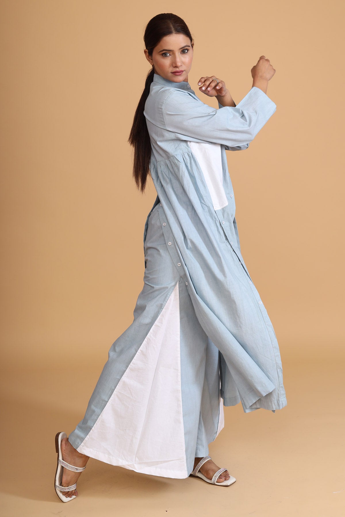 Front Patch Tunic Co-ord Set