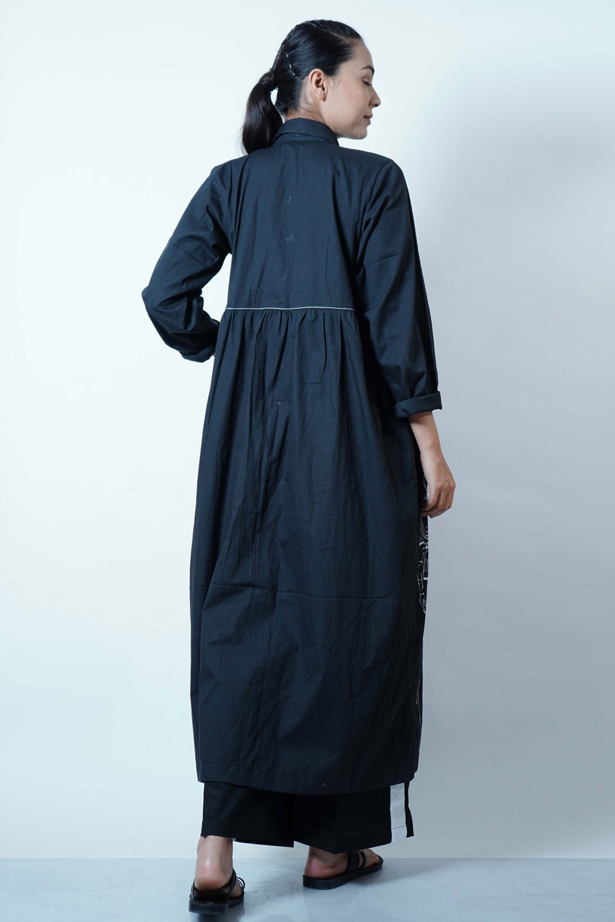 Front & Back Gather Tunic Set