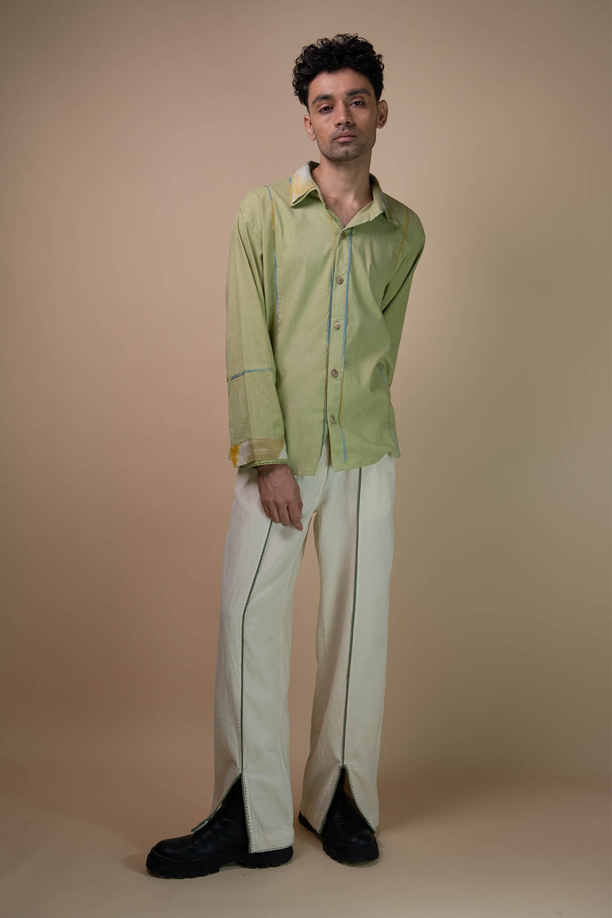 Front Slit Kora High-Waist Pants