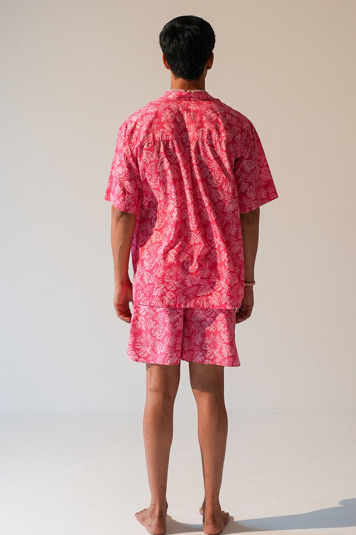 Fuchsia Heavy Poplin Shorts