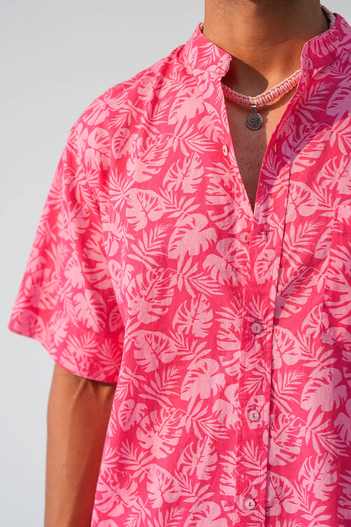 Fuchsia Oreo Crew Collar Shirt